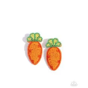 Carefree Carrot - Orange Earring