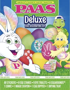 PAAS Deluxe Easter Egg Decorating Kit - America's Favorite Easter Tradition