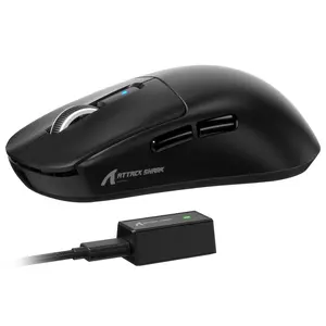 Mambasnake X Attack Shark R6 Lightweight Wireless Computer Gaming Mouse with Nordic 52480 Sensor and 39g Weight adjustable dpi pc gamers