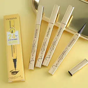 Waterproof Liquid Eyeliner - Smudge-proof, smear-proof, long-lasting liquid eyeliner Precision sponge tip for flawlessly precise lines Black eyeliner, beauty gift