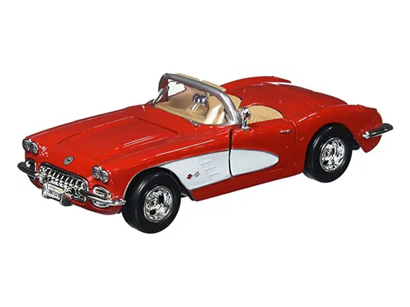 1959 Chevrolet Corvette - Red (Timeless Legends) Diecast 1:24 Scale Model - Motormax 73216RD