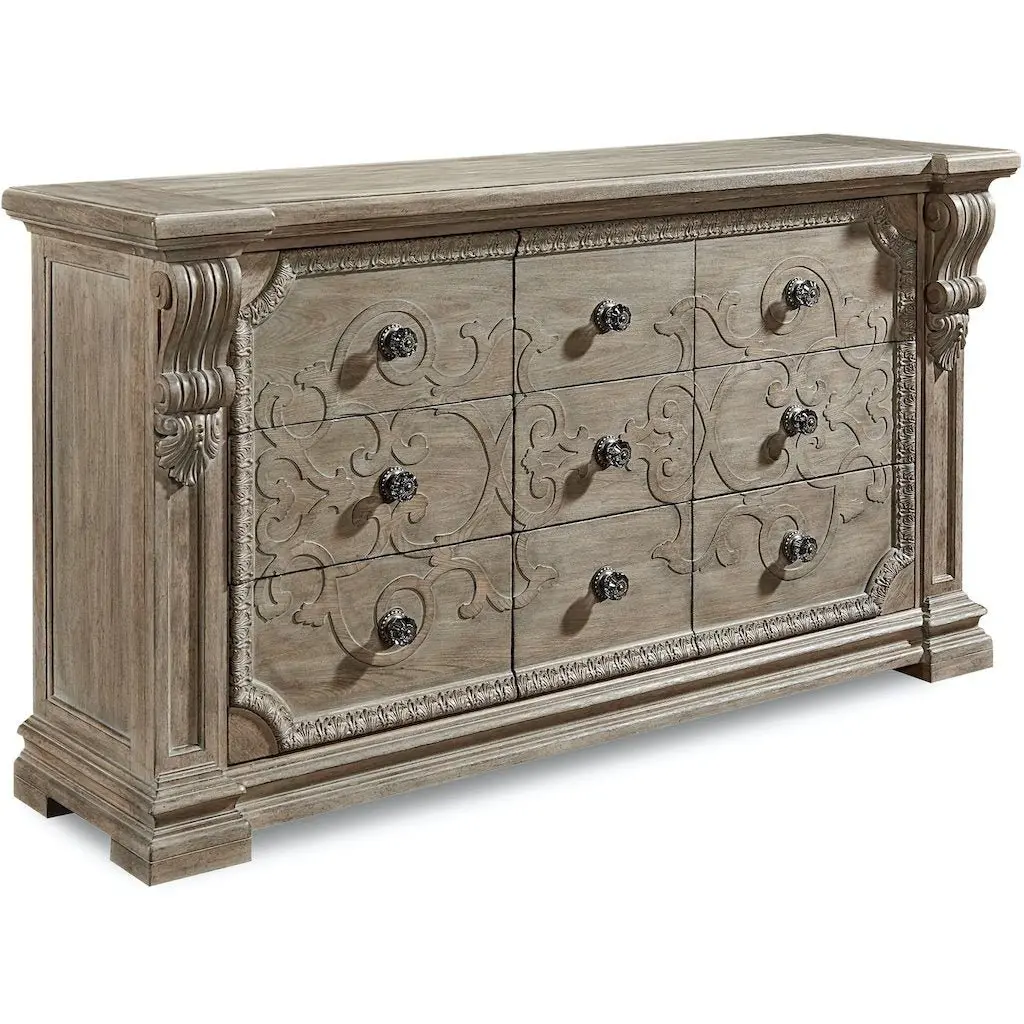 A.R.T. Furniture Arch Salvage - Wren Dresser with Searles Mirror  233131-2802K1