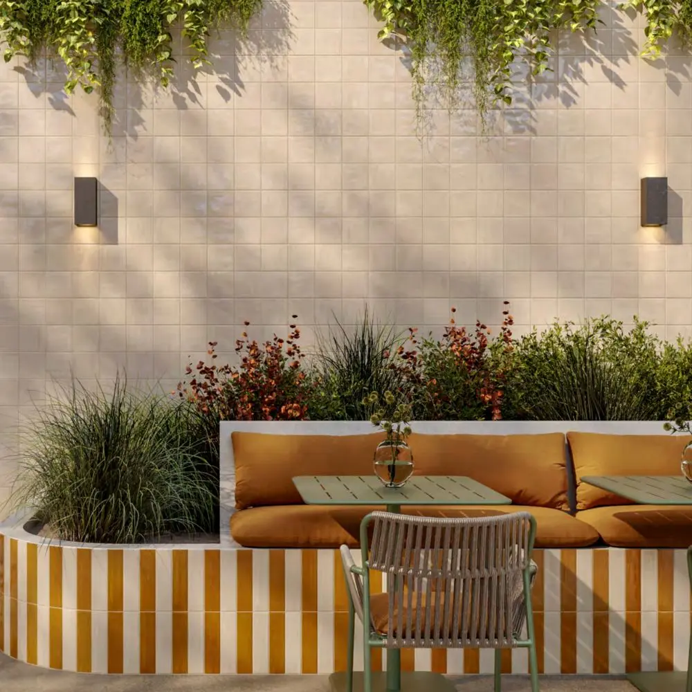 Solenne Cream 6x6 Porcelain Tile Glossy