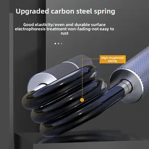 Factory direct sales aluminum alloy metal grip arm force device Amazon explosion fitness spring steel A type hand training adjustable chest