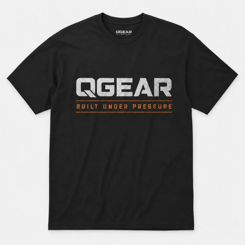 Q Gear Built Under Pressure Tee Black
