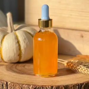 Pumpkin and Aloe Infused Facial Oil with Dropper Bottle