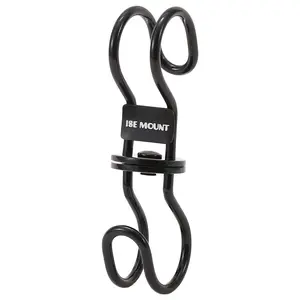Metal S-Shaped Hook for Outdoors, 360-Degree Rotating Double-Line Design, Heavy-Duty Camping Accessories for Secure Hanging