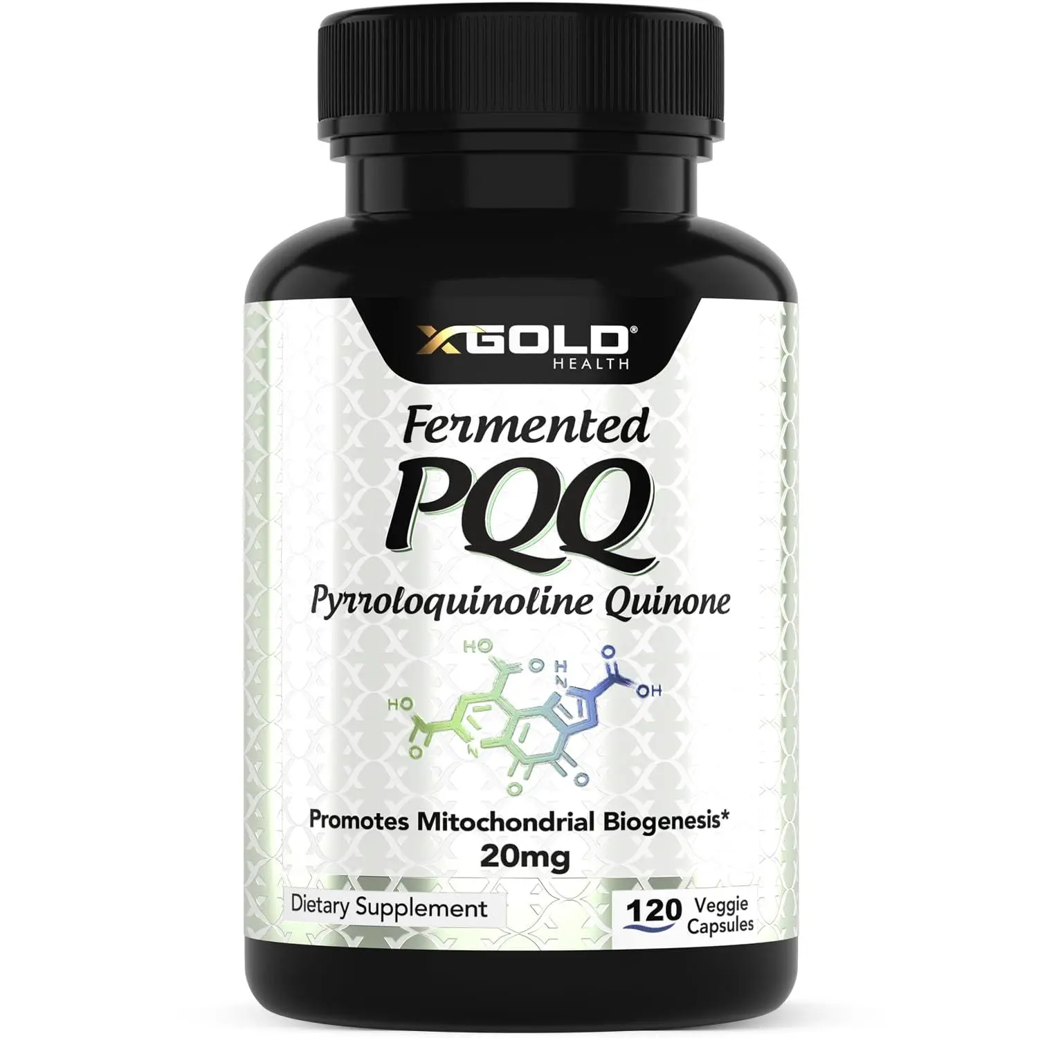 PQQ, Pyrroloquinoline Quinone, 20 mg, Promotes The Growth of New Mitochondria