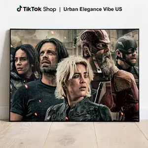 Thunderbolts Unframed Poster High Quality Cinematic Close Up Wall Art for Office Bedroom or Home Theater Decor for Superhero Movie Fans