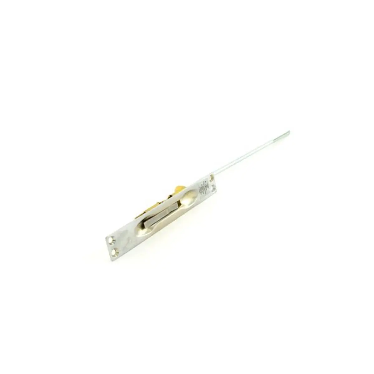 Trimco W391712626 12 in. Satin Chrome UL Wrought Flush Bolt for Metal Doors, High Reliability, Long Life, Patented Design, Positive Spring Action