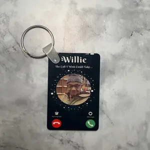 Personalized Phone Call Keychain