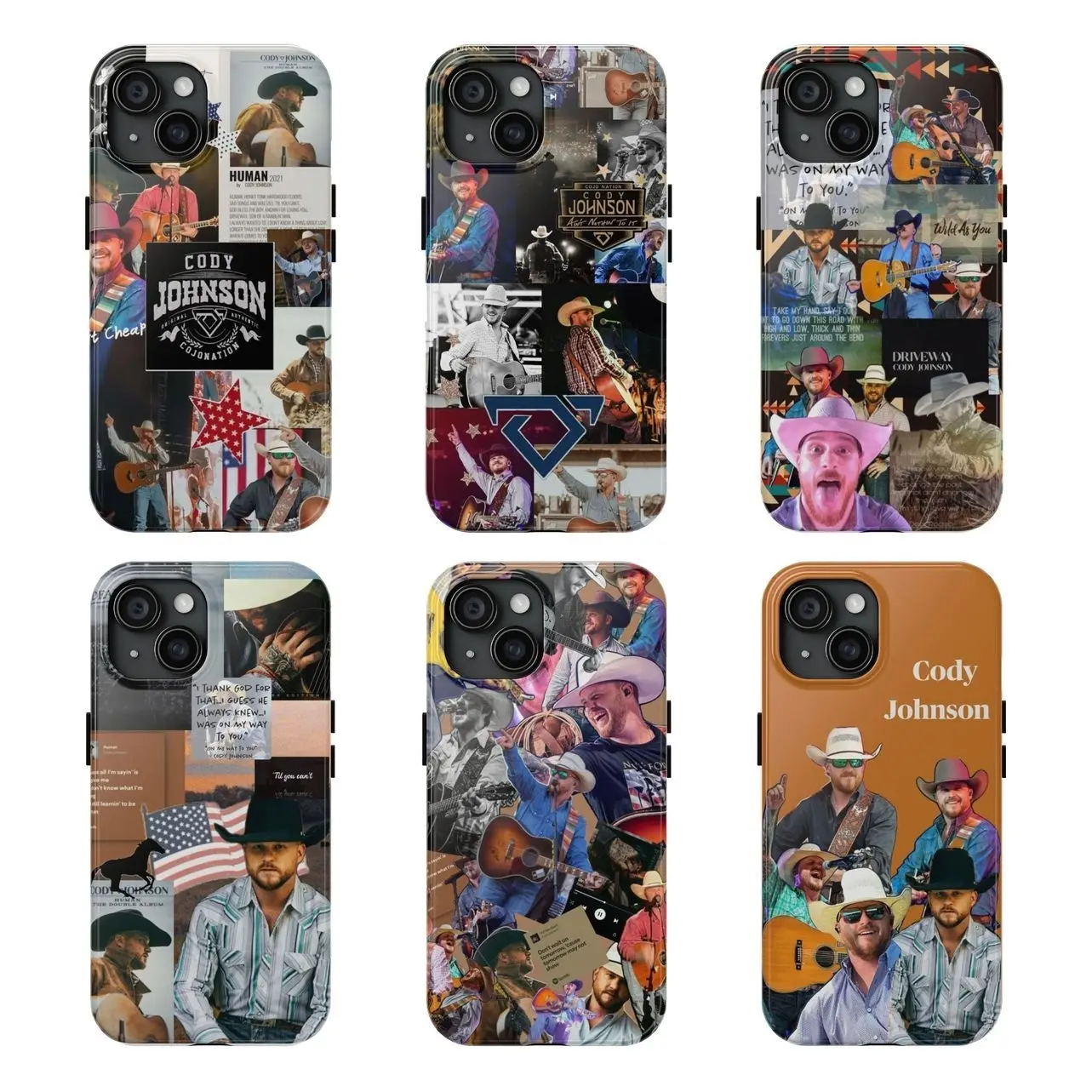 Cody Johnson Phone Case for iPhone & Samsung Galaxy, Country Music Aesthetic, Western Cowboy Fan Gift, Gen Z Southern Style, Viral TikTok Trend USA 2026, Rodeo Inspired Design, Cool American Country Music Vibes F