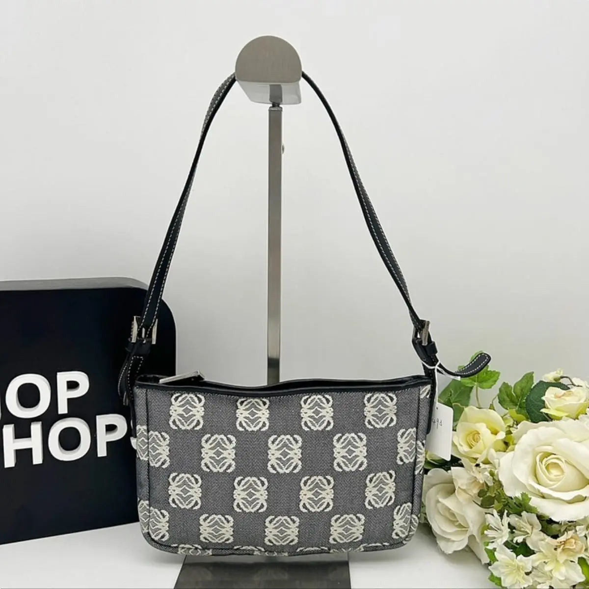Pre-owned Loewe As Shown Shoulder Bags Anagram Pochette Mini Bag AJ493