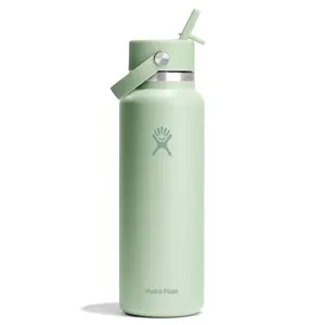 Hydro Flask 40 oz Bottle With Wide Mouth Flex Straw Lid Hydro Flask 40 oz Bottle With Wide Mouth Flex Straw Lid