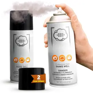 2 Pack  Haze/Fog Spray for Photography - Safe & Portable Mini Fog Machine Alternative - Smoke and Light Ray Effects Maker for Indoor and Outdoor, No  -  The