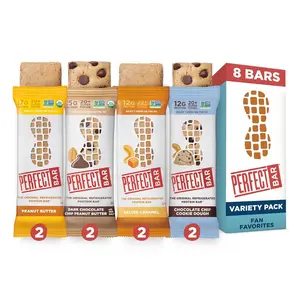 Best Sellers Variety Pack, Protein Bars, Gluten Free, Soy Free, Non GMO, No Sugar Alcohols, 2.2-2.5 Ounce Bars, 8 Count