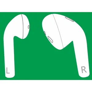 Clean-Tested Original Left & Right Earbuds for Pods 2 – OEM A2031/A2032 – Compatible with Air 2 A1938 Charging Case – Pair Only, gamingheadset, earbuds, Headphone Device, Pods2Replacement, Air2Compatible, UsedEarbud, Bluetooth Chargeable， Chargeable