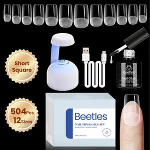 Beetles Gel Nail Kit Easy Nail Extension Set with 5 in 1 Multipurpose Glue Gel Base UV LED Nail Lamp No Wipe Base Manicure Beetles Gel Nail Kit Easy Nail Extension Set with 5 in 1 Multipurpose Glue Gel Base UV LED Nail Lamp No Wipe Base Manicure