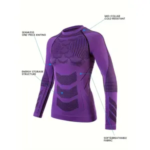 's Skiing Thermal Underwear Set Female Compression Warm Set Outdoor Base Layers Long Johns Underwear for Winter Cozy Fluffy Animal Socks Men's Knit Hoodie with Patterns Print Sexy Micro Bikini Set