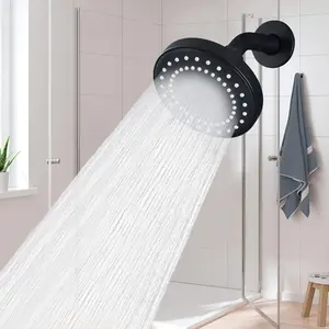 Heavy-Duty High-Pressure Shower Head with 5-Spray Modes, Rainfall Shower System for Modern Bathrooms, Easy-Free Installation, Durable Plastic