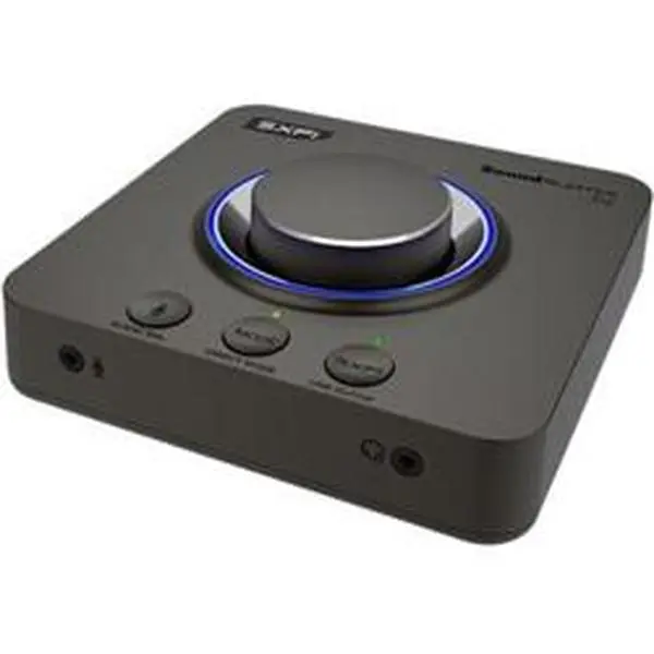 Creative Labs 70SB181500000 Sound Blaster X4 External Sound Card - 7.1 Surround, Award-Winning Audio Tech, 114 dB Dynamic Range, Headphone & Speaker Compatible, Super X-Fi Holography, 7.1 Surround Sound, Award-Winning Audio Technology