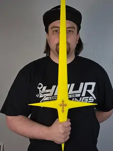 Anime-Inspired Execution Sword Prop - Lightweight 3D Printed Fantasy Blade - Convention-Safe, Durable Core Cosplay Collectible Movie Prop