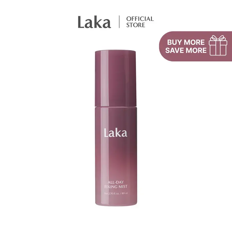 [Laka] All-Day Fixing Mist — 24HR Triple-Proof Hold Setting Spray, Skincare-Infused & Lightweight