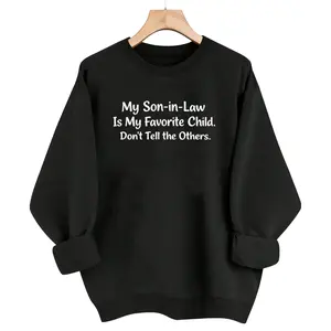 Charming Son-In-Law Quote Shirt – Long Sleeve Sweatshirt for Playful Parents-In-Law
