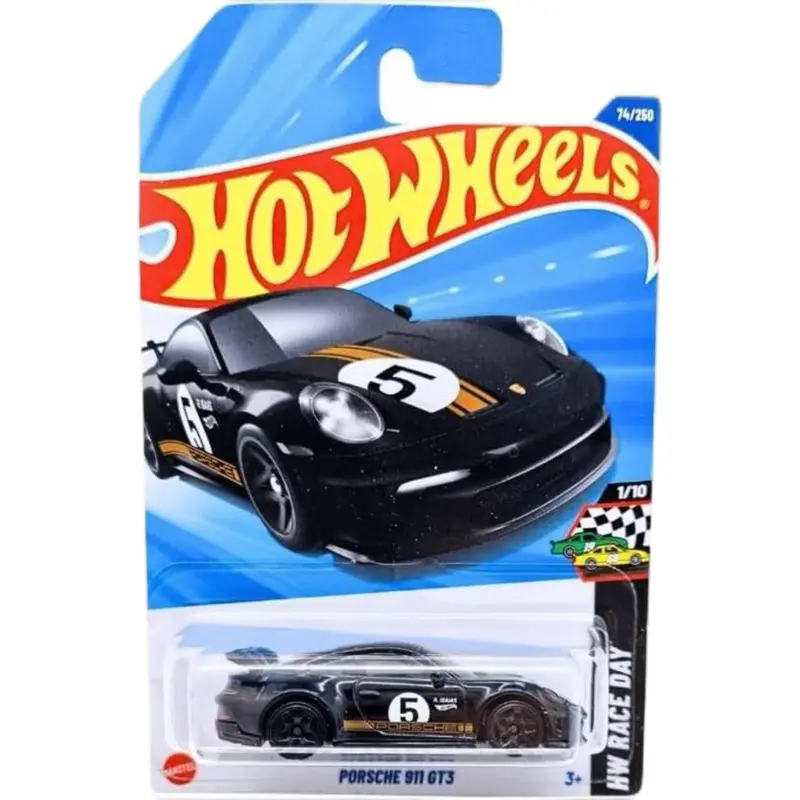 Hot Wheels Porsche 911 GT3 1:64 Diecast Car Mainline Collectible