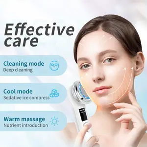 Handheld Beauty Device, Facial Neck Cold Hot Skin Refreshment, Brightening, Portable, Ideal Gift for Women, Travel Friendly