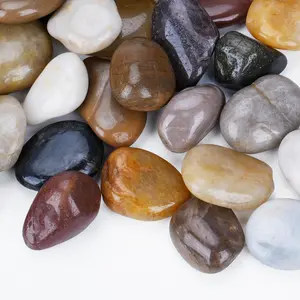 15 lbs River Rocks for , 1-1/2 inch Decorative Garden Rocks Outdoor Landscaping, Large Polished  Stone for Walkways, Yard, Vases, Crafts