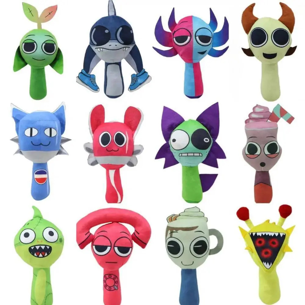 Sprunki Toys Sprunki Plush Toys Sprunki Doll Plush Stuffed Dolls Sprunki Game Plushie Soft Toy Peluches Oren Stuffed Animals