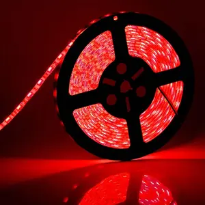 Red LED Strip Lights Waterproof, 16.4ft 300leds Rope Lighting, Flexible Tape for TV, Boat, Vehicles, Cars, Dome, Room