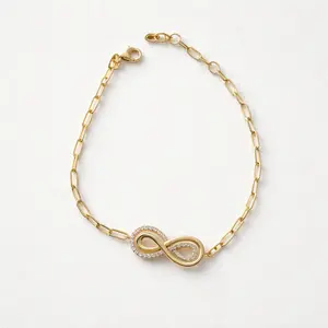 925 Gold Plated Silver Bracelet 6.5-7.5 inches Length