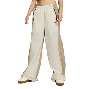PUMA Womens Dare To Parachute Pants Casual - Beige, Off White