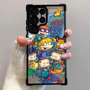 Popular Movie R-Rugrats Phone Case for Samsung Galaxy S25, S24, S23, S22 FE Ultra Plus 4G/5G - Shockproof Transparent Soft Back Cover