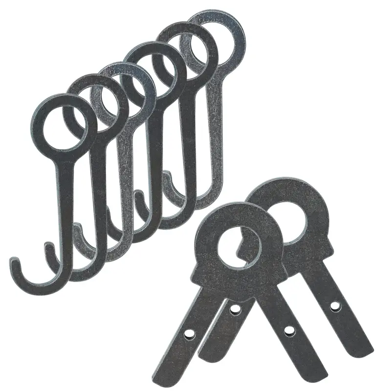Tactical Scorpion Gear AR500 Steel Target Stand Kit with Hanging Hooks for one inch steel pipes