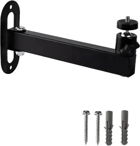 Foldable Projector Wall Mount Universal Ceiling Wall Projector Mount Stand Projectors Bracket,1/4" Screw Size (Wall Mount) (8.46in)
