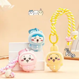 Plush Keychain Pendant, Choose From Three Cute Animal Designs, Perfect for Keys, Bags, and Gifts, Fuzzy Keychain, Soft Textured Keychain Accessory