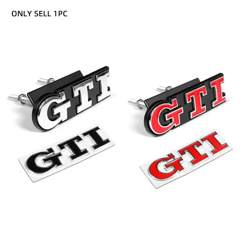 Car Grille Logo Sports Badge Trunk Label Stickers, Decals, Automotive Decals For Cars Decorative Accessories Vehicle Decoration Car Sticker For VW GTI Polo Golf Passat Tiguan Arteon Touareg CC Taigo Caddy Jetta T-ROC Beetle Sticker Decals For Vehicles