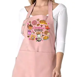 Christmas Calories No Cuentan Apron/Mandil