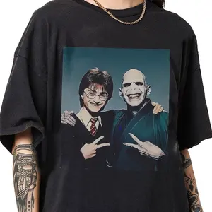 Harry And Voldemort Selfie Graphic Tee for Potter Fans IOR