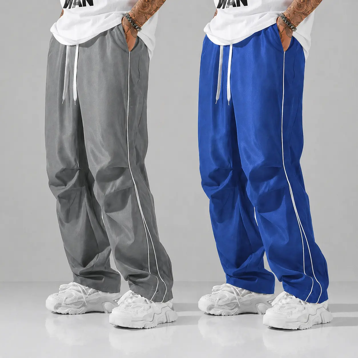Gray + Blue