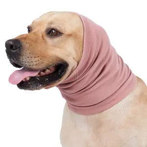 Dog Calming Hoodie Ear Wraps for Dogs, Pet Head Protection, Fireworks Ear Muffs Doggy Warp Anxiety Relief, Doggy Hematoma Wrap, Pet Head Cover The Grooming and Force Drying, Fireworks