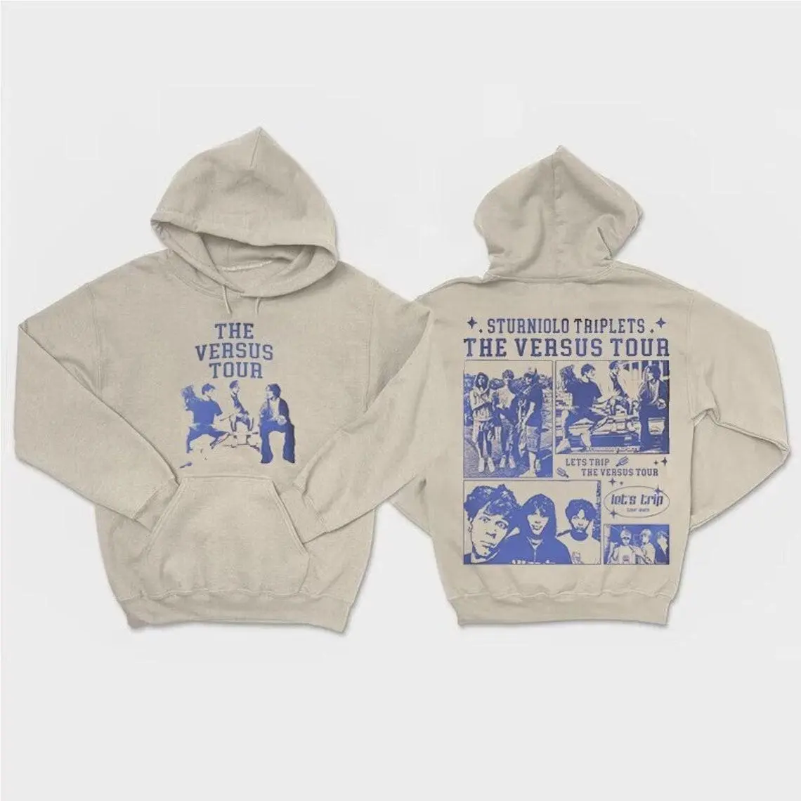 Sturniolo Triplets Iconic Shirt 2 Side, The Versus Tour 2023 Concert Ticket Vintage 90s Y2K Graphic Tee, Unisex Gift Hoodie Bootleg Tee Tshirt, Hoodie and Sweatshirt