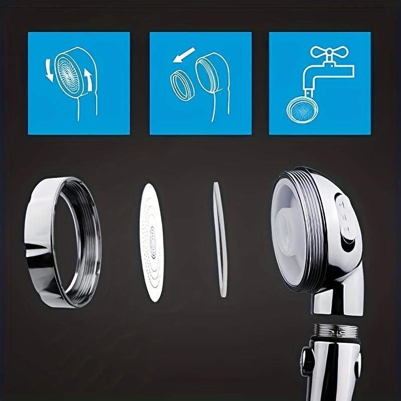 Dual  Rain  Shower  Head, 10 Inch High-Pressure 3-Way Shower Combo with 11-inch Adjustable Extension Arm and 3+1 Settings Handheld Showerhead Combo, Powerful Low-pressure Water Shower Spray, Handheld Shower Head With Hose, Combo Set