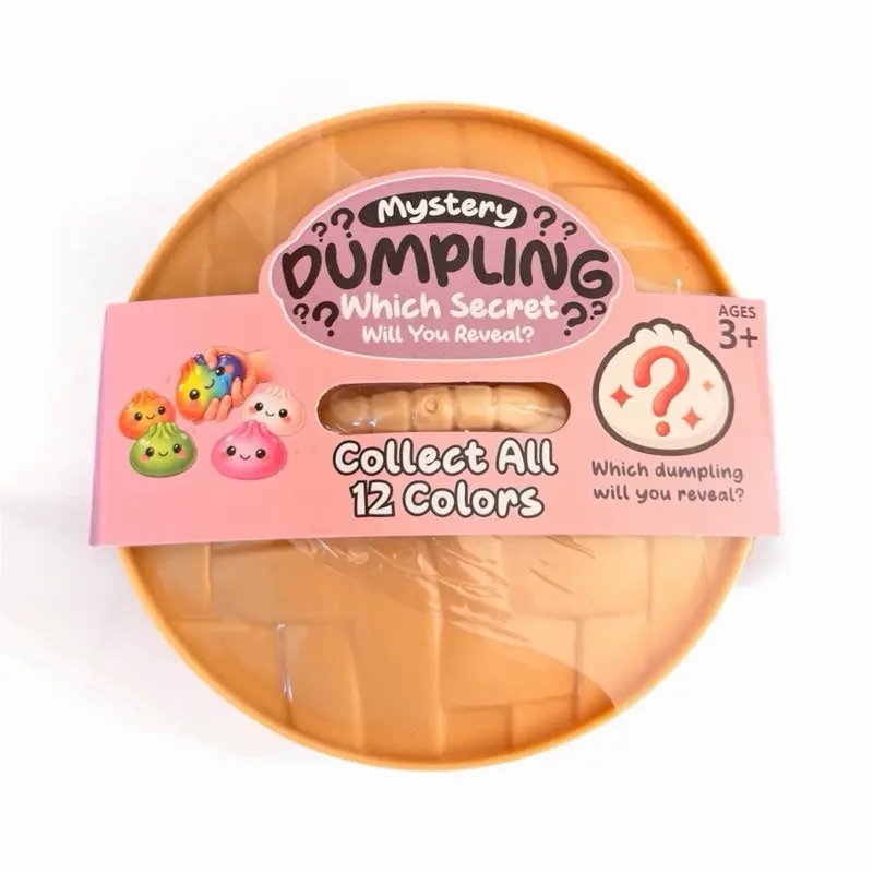 Mystery Dumpling Blind Box Squishy | 1 Random Cute Dumpling Toy | Collectible Surprise Gift