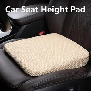 Car Seat Booster Cushion 3D Mesh Honeycomb Memory Cotton, Breathable Design for Enhanced Comfort, Perfect for Main Driver Support