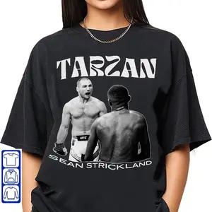 Sean Strickland T Shirt, UFC Fighter, Bootleg 90s Graphic, Vintage Bootleg, Fighter Tee