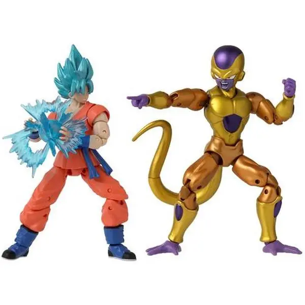 Dragon Ball Super - Dragon Stars: confrontation Pack - Golden Frieza vs Super Saiyan Blue Goku  [Collectible Figurine/Statue/Bust] Action figurine/statue